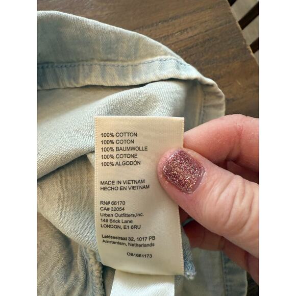 Free People Vanessa Denim Tunic/Dress Size Small - Picture 6 of 8